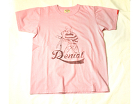 スマートスパイス DENIAL プリントTシャツ 日本製 半袖 ヴィンテージピンク 